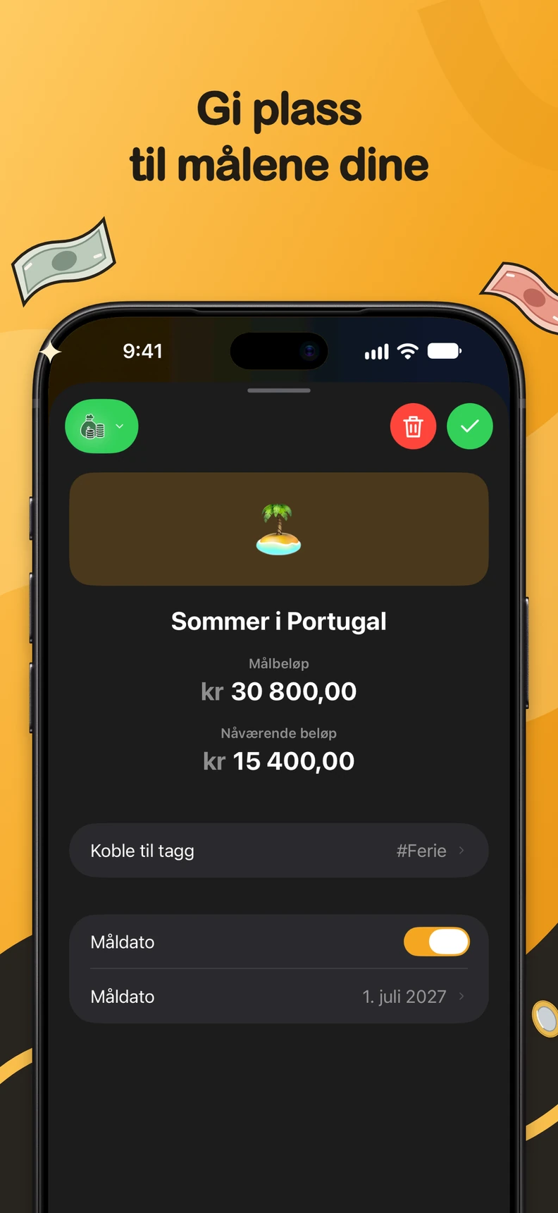 Sparemål