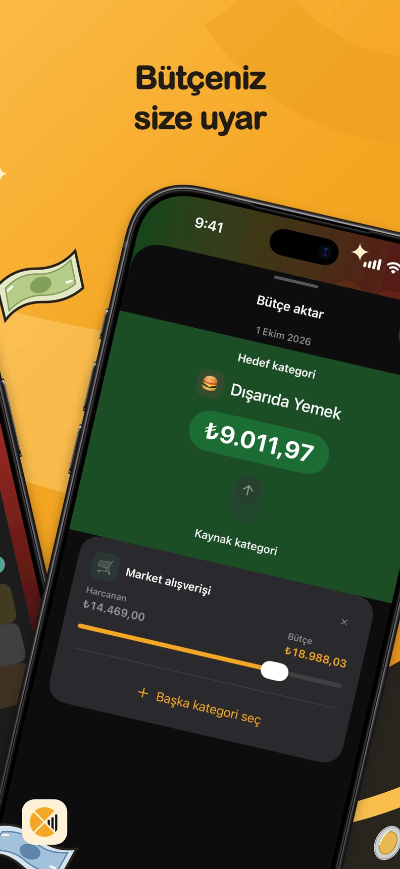 Kategoriler arasında bütçe aktarın